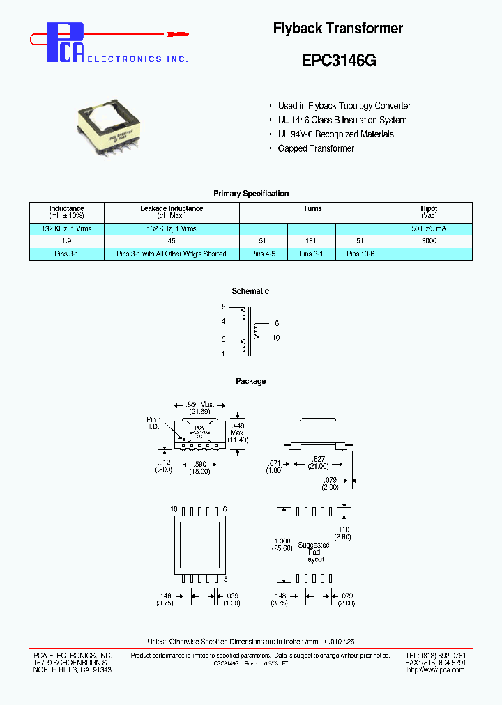 EPC3146G_4479566.PDF Datasheet