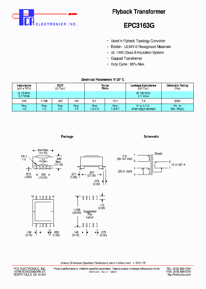 EPC3163G_4722328.PDF Datasheet