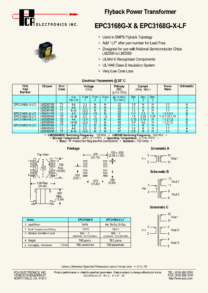 EPC3168G-1_4722312.PDF Datasheet