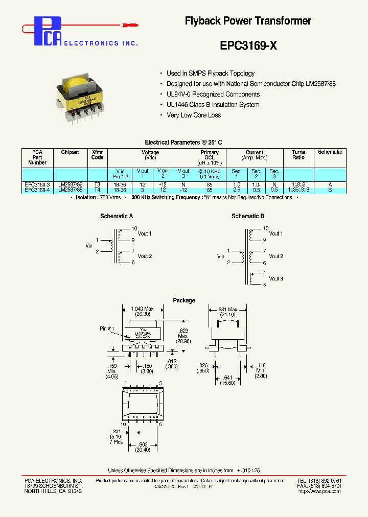 EPC3169-3_4479556.PDF Datasheet