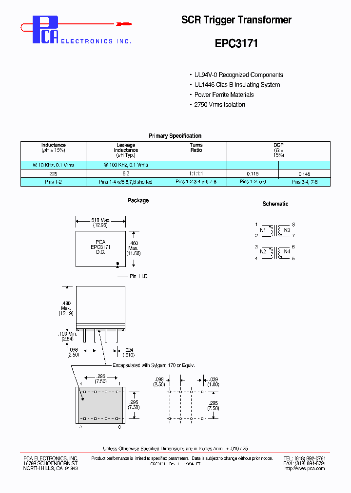 EPC3171_4722347.PDF Datasheet