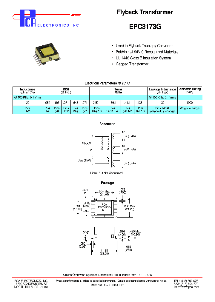 EPC3173G_4722348.PDF Datasheet