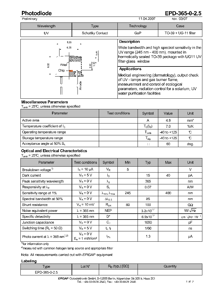 EPD-365-0-25_4781523.PDF Datasheet