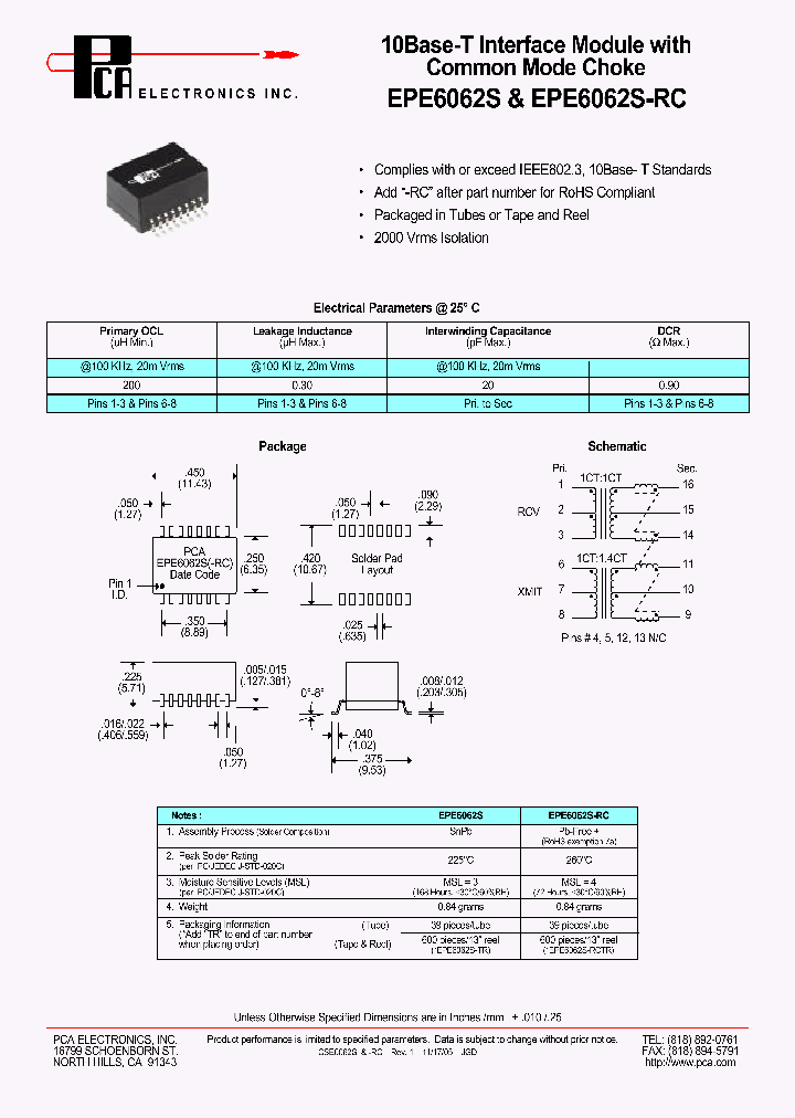 EPE6062S-RC_4603395.PDF Datasheet