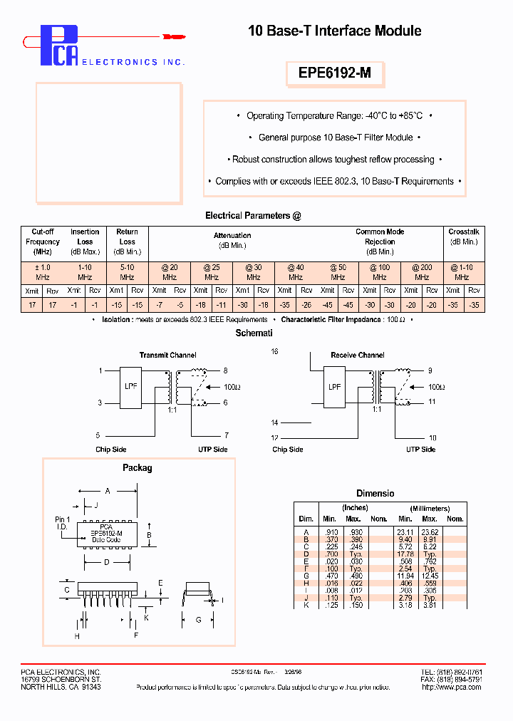 EPE6192-M_4679253.PDF Datasheet