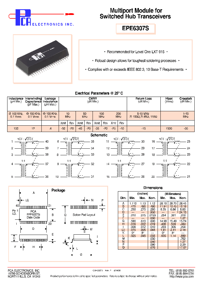 EPE6307S_4725426.PDF Datasheet
