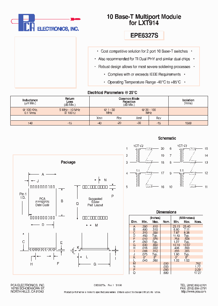 EPE6327S_4725441.PDF Datasheet