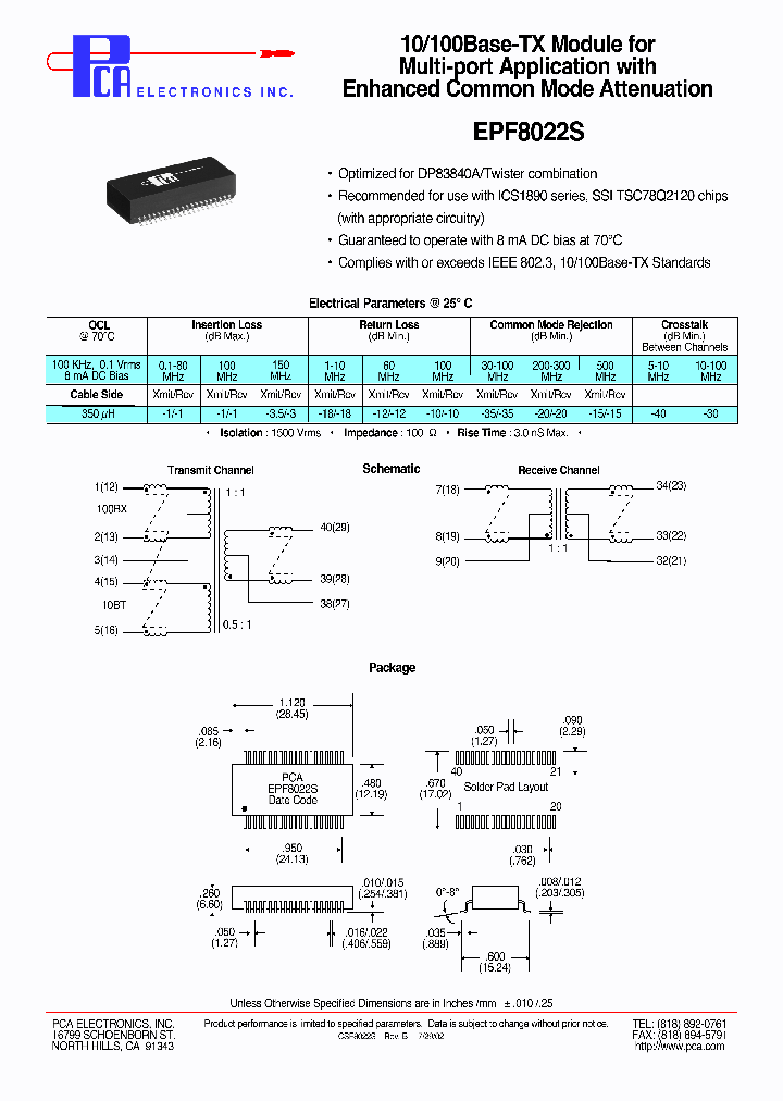 EPF8022S_4523775.PDF Datasheet