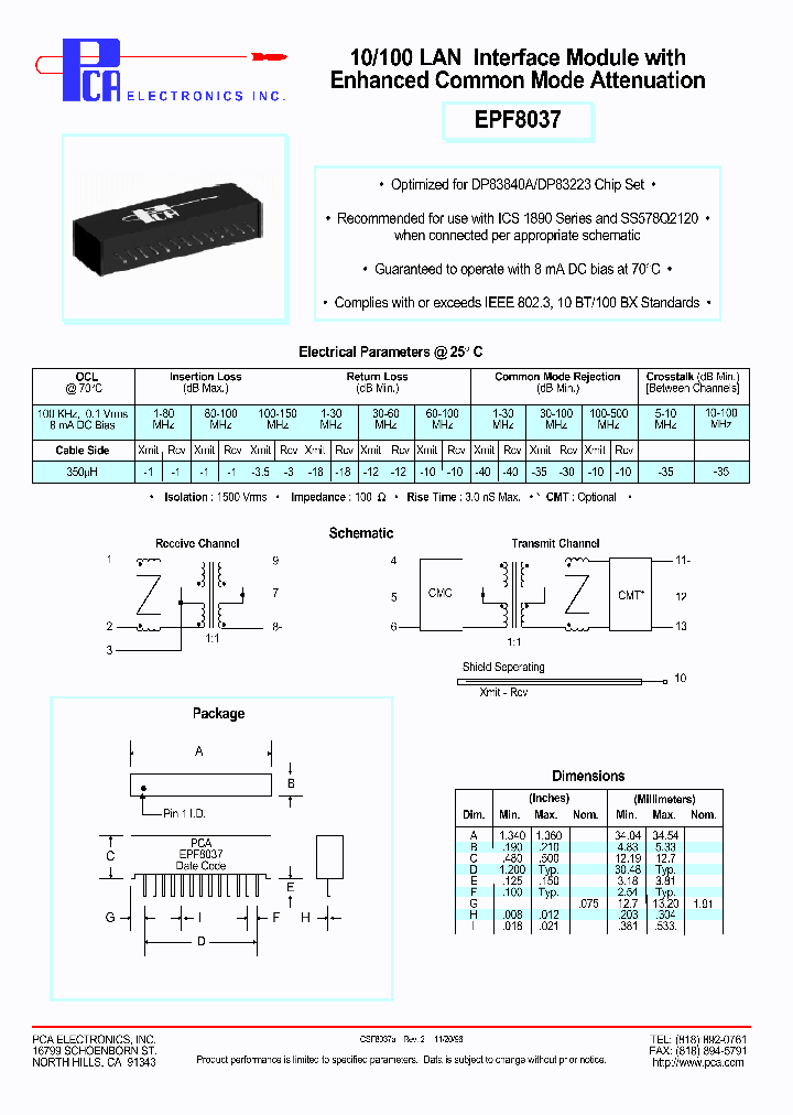 EPF8037_4506549.PDF Datasheet
