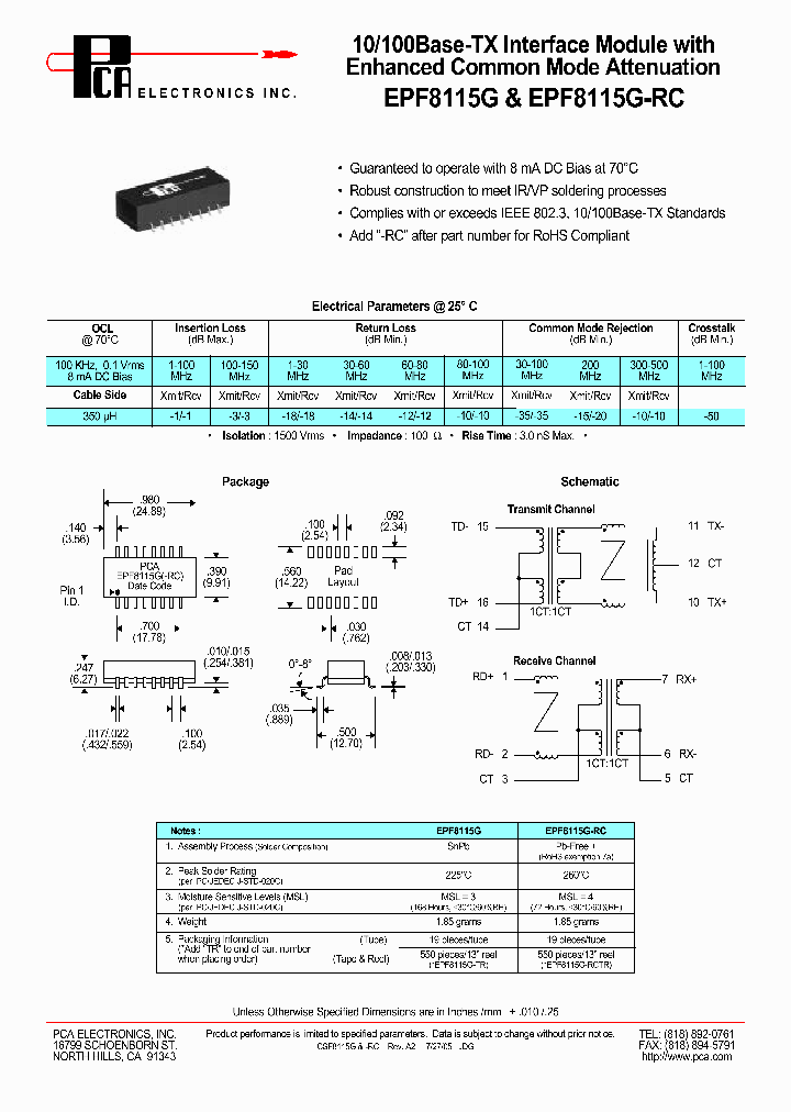 EPF8115G_4910421.PDF Datasheet