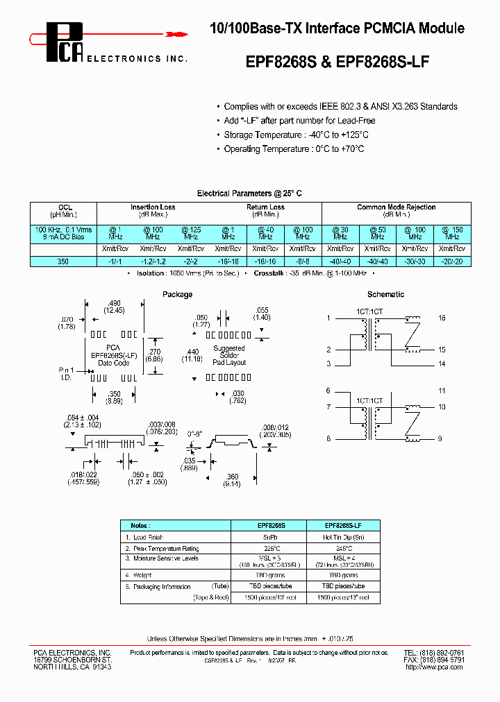 EPF8268S-LF_4899476.PDF Datasheet