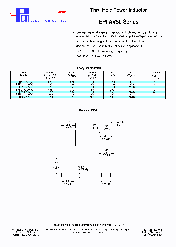 EPI151172AV50_4635745.PDF Datasheet