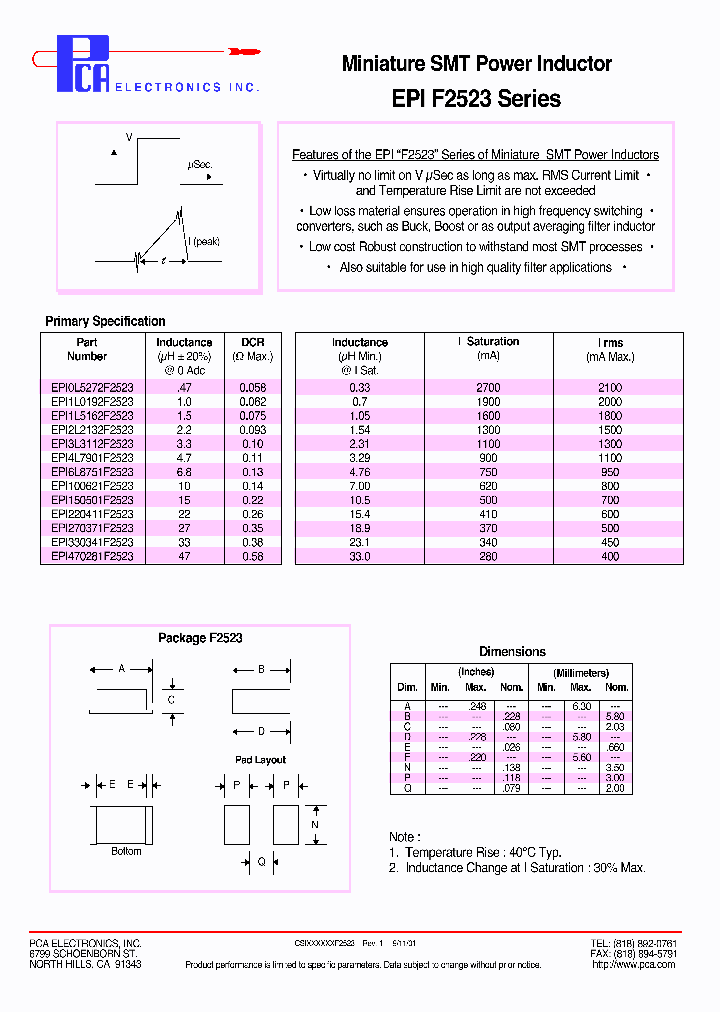 EPI330341F2523_4477347.PDF Datasheet