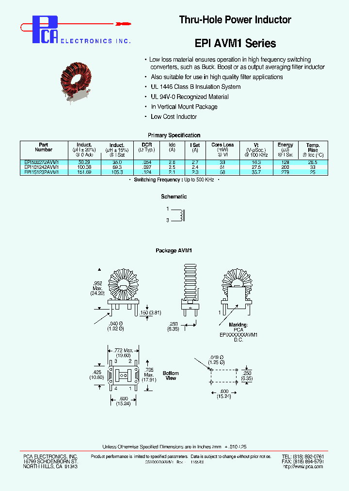 EPI500272AVM1_4470404.PDF Datasheet