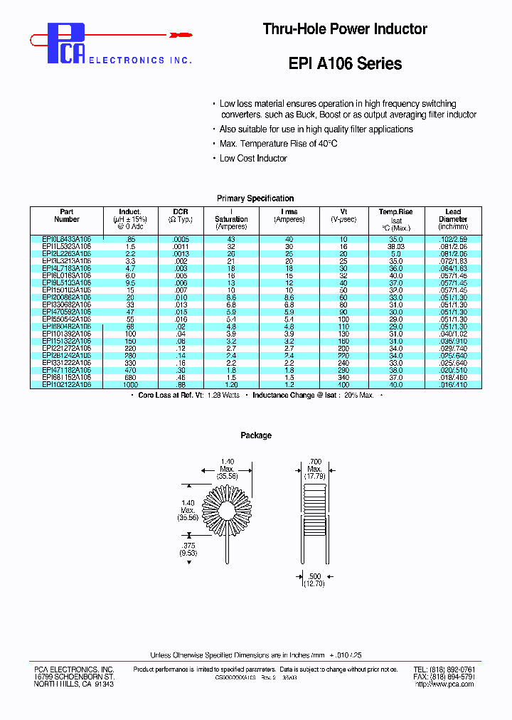 EPI9L5133A106_4463665.PDF Datasheet