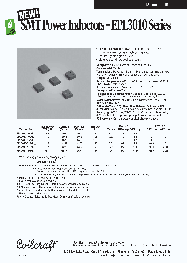 EPL3010-102ML_4551605.PDF Datasheet