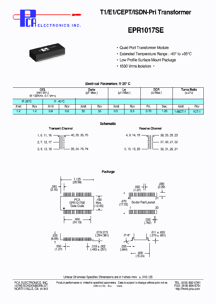 EPR1017SE_4589647.PDF Datasheet