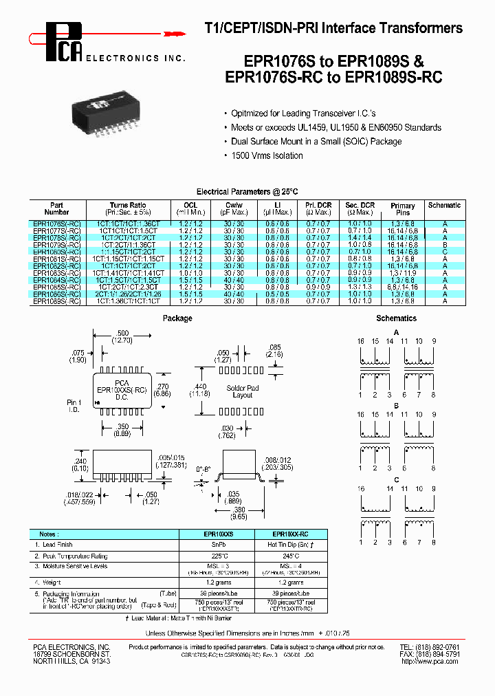EPR1078S-RC_4559775.PDF Datasheet