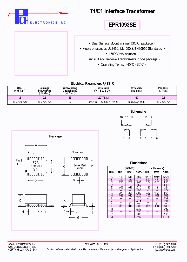 EPR1093SE_4602375.PDF Datasheet