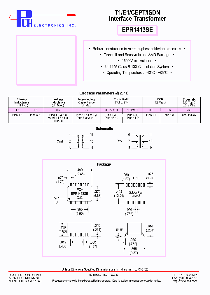 EPR1413SE_4651660.PDF Datasheet
