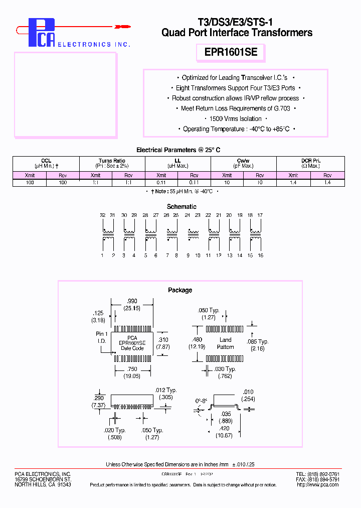 EPR1601SE_4477245.PDF Datasheet