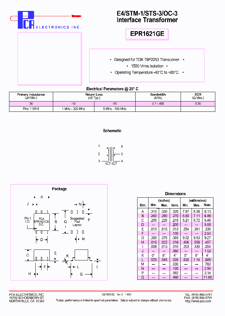 EPR1621GE_4828356.PDF Datasheet