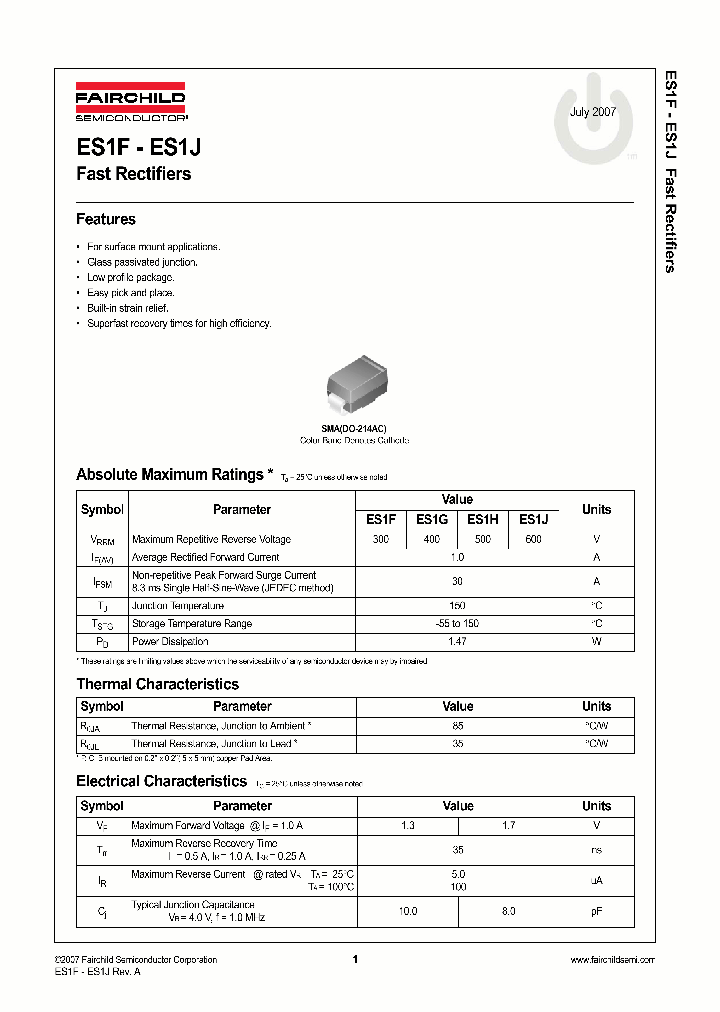 ES1J_4260019.PDF Datasheet
