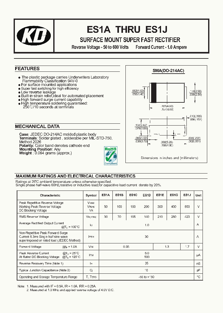 ES1J_4625844.PDF Datasheet