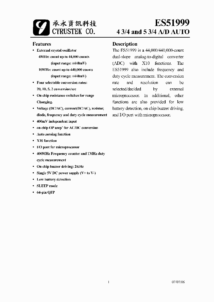 ES51999_4621827.PDF Datasheet