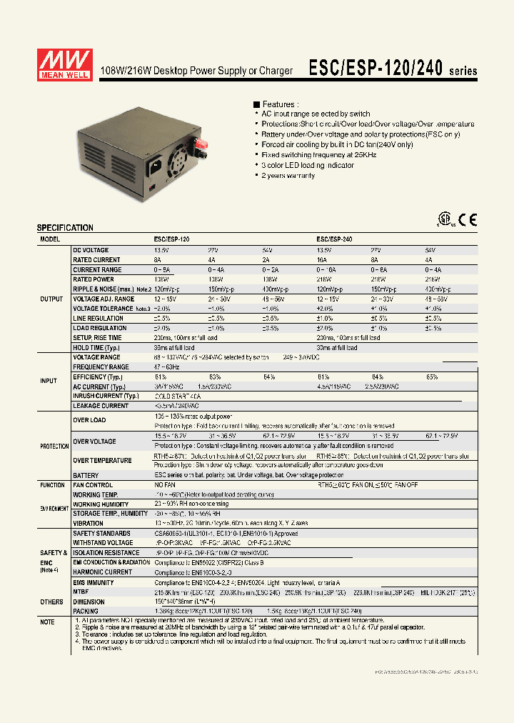ESC-120_4310435.PDF Datasheet