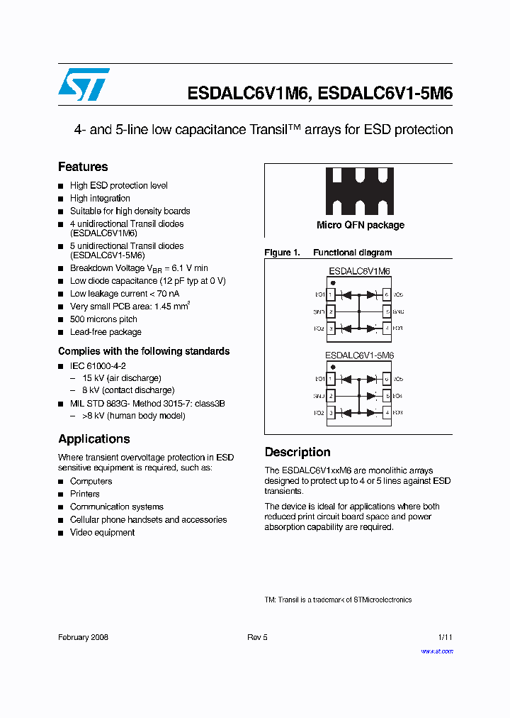 ESDALC6V1-5M6_4219336.PDF Datasheet