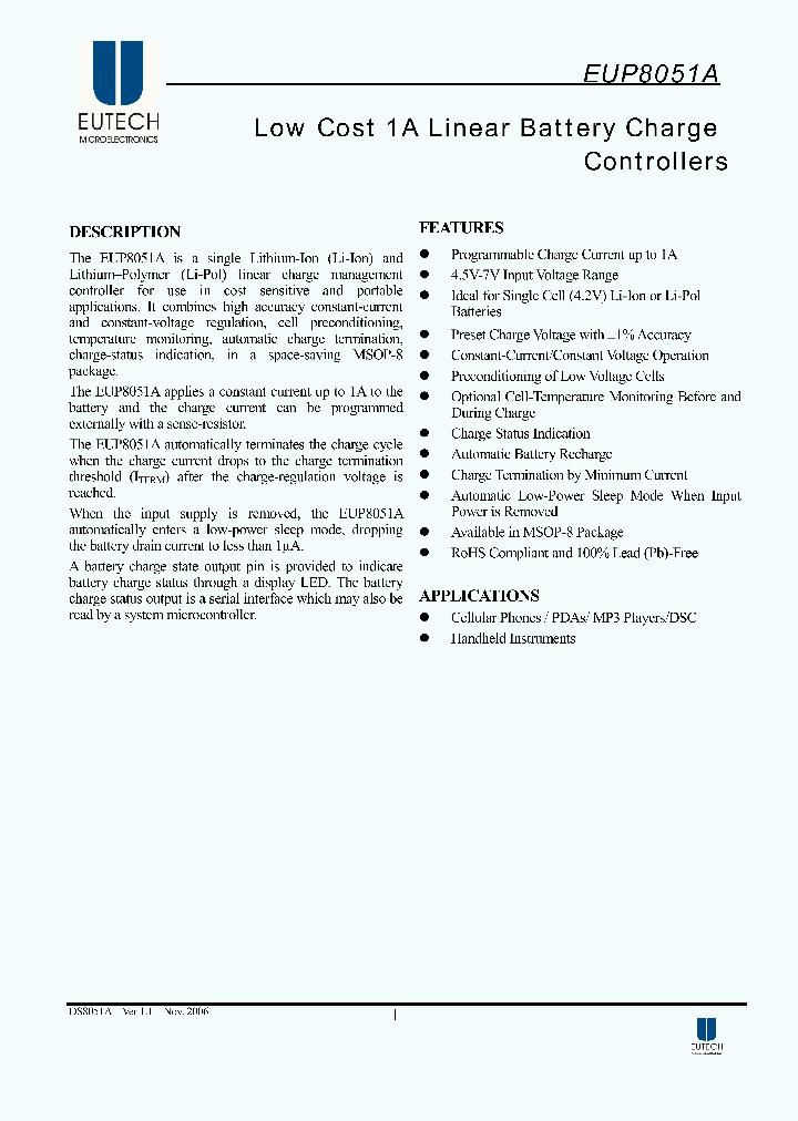 EUP8051A-42MIR1_4518915.PDF Datasheet