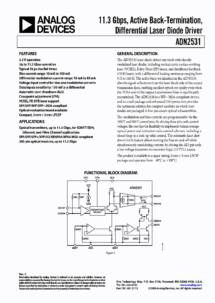 EVAL-ADN2531-NPZ_4638309.PDF Datasheet