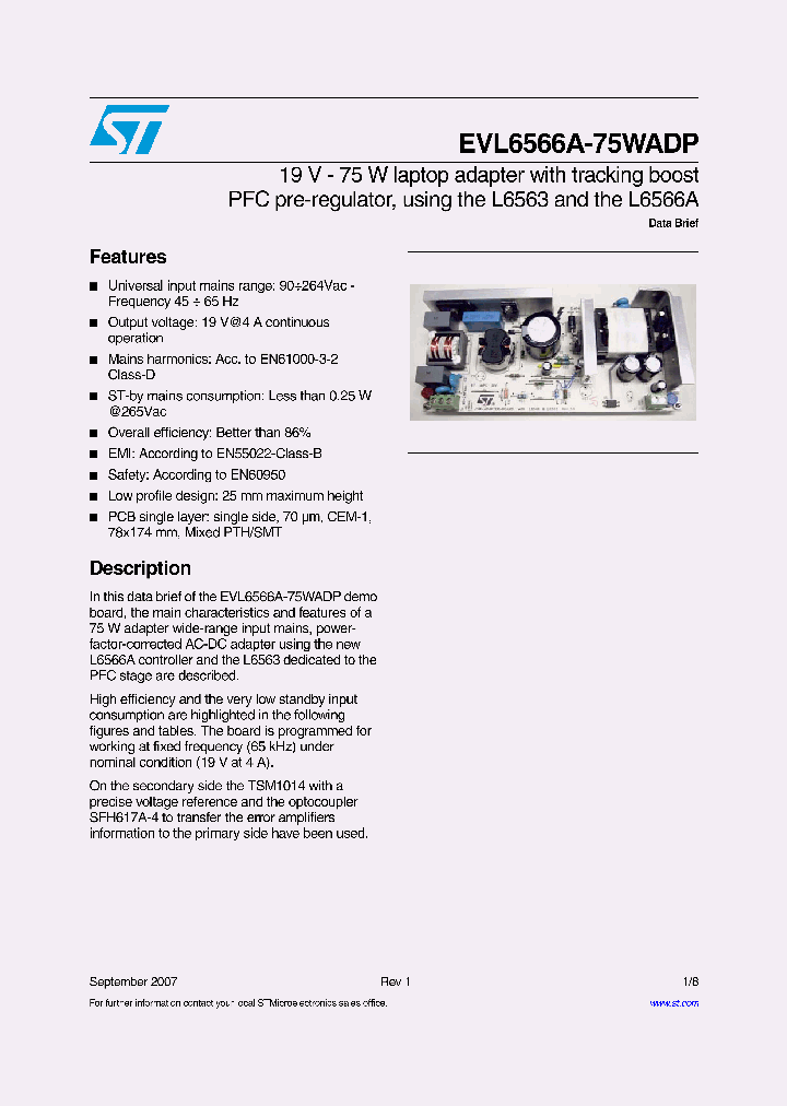 EVL6566A-75WADP_4341233.PDF Datasheet
