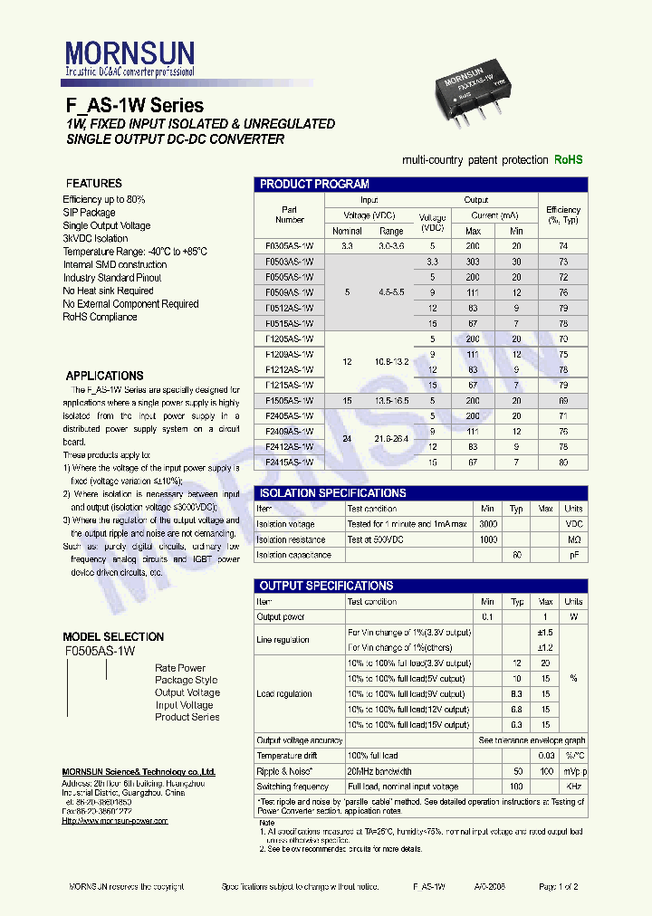F0503AS-1W_4503858.PDF Datasheet