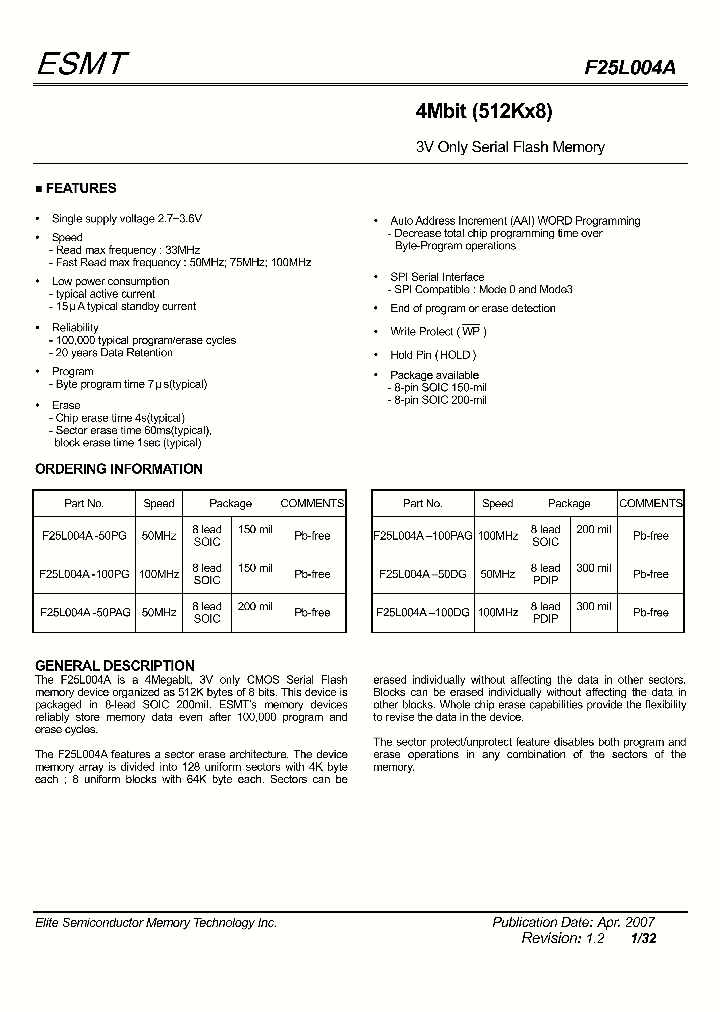 F25L004A_4692313.PDF Datasheet