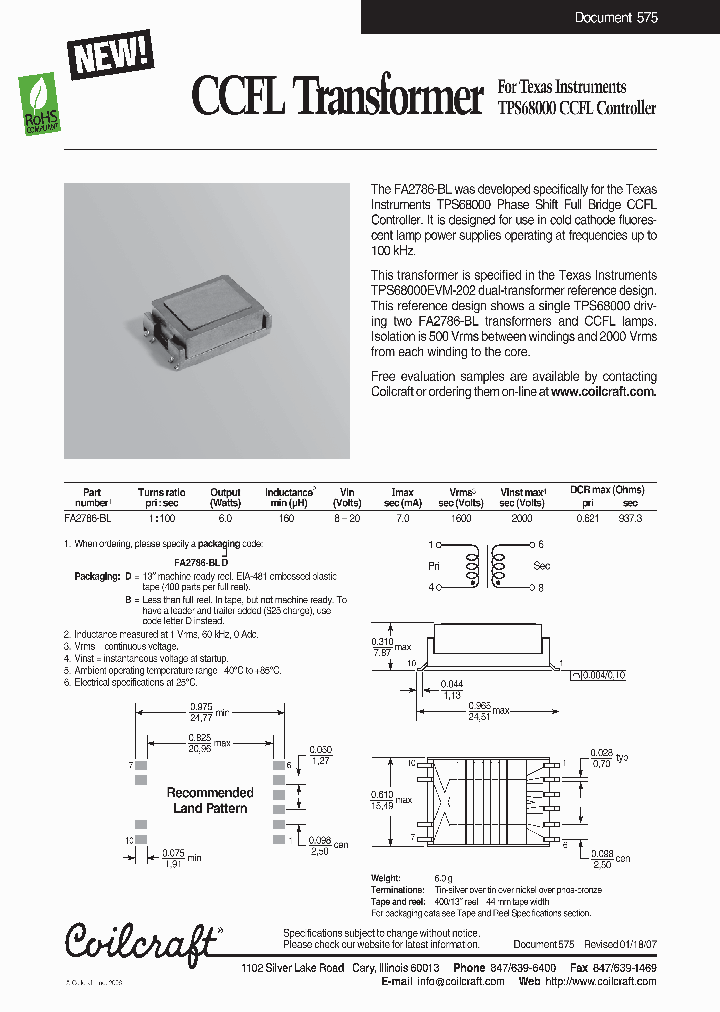 FA2786-BL_4634050.PDF Datasheet