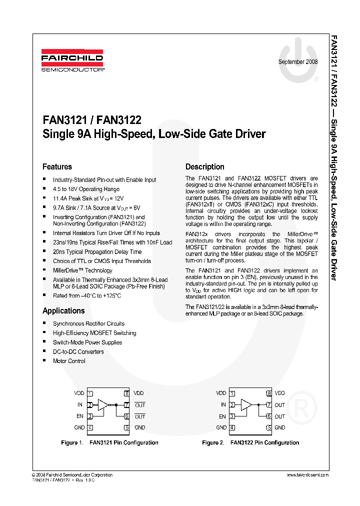 FAN3121_4271368.PDF Datasheet