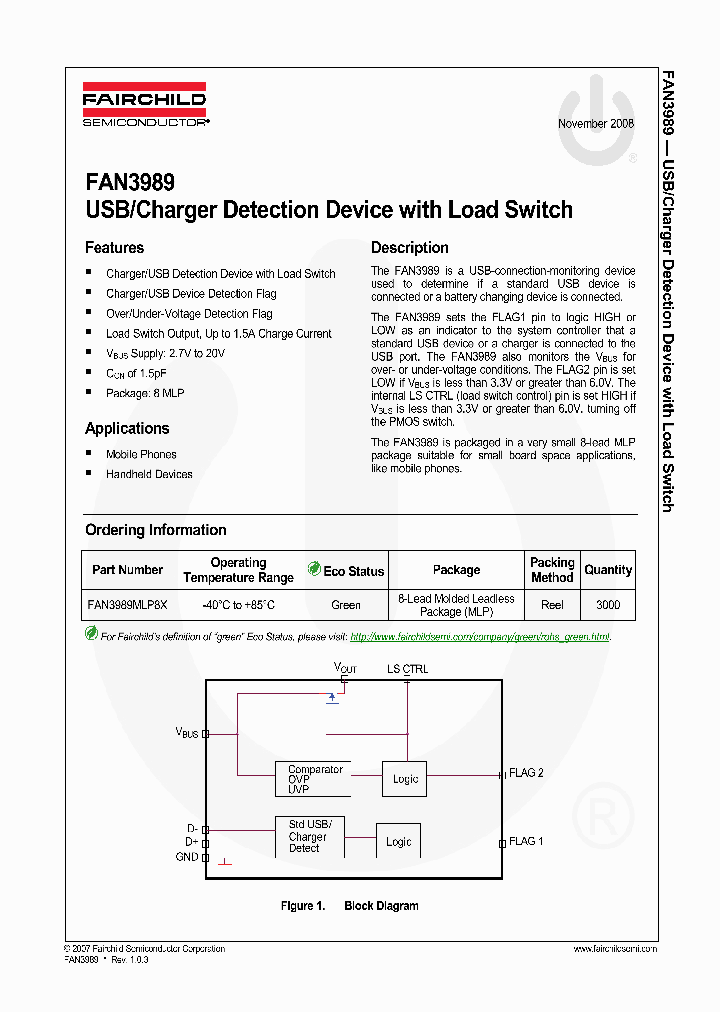 FAN3989MLP8X_4333991.PDF Datasheet