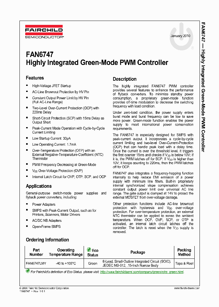 FAN6747_4635150.PDF Datasheet