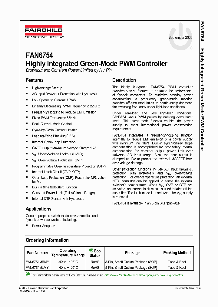 FAN6754MRMY_4595764.PDF Datasheet