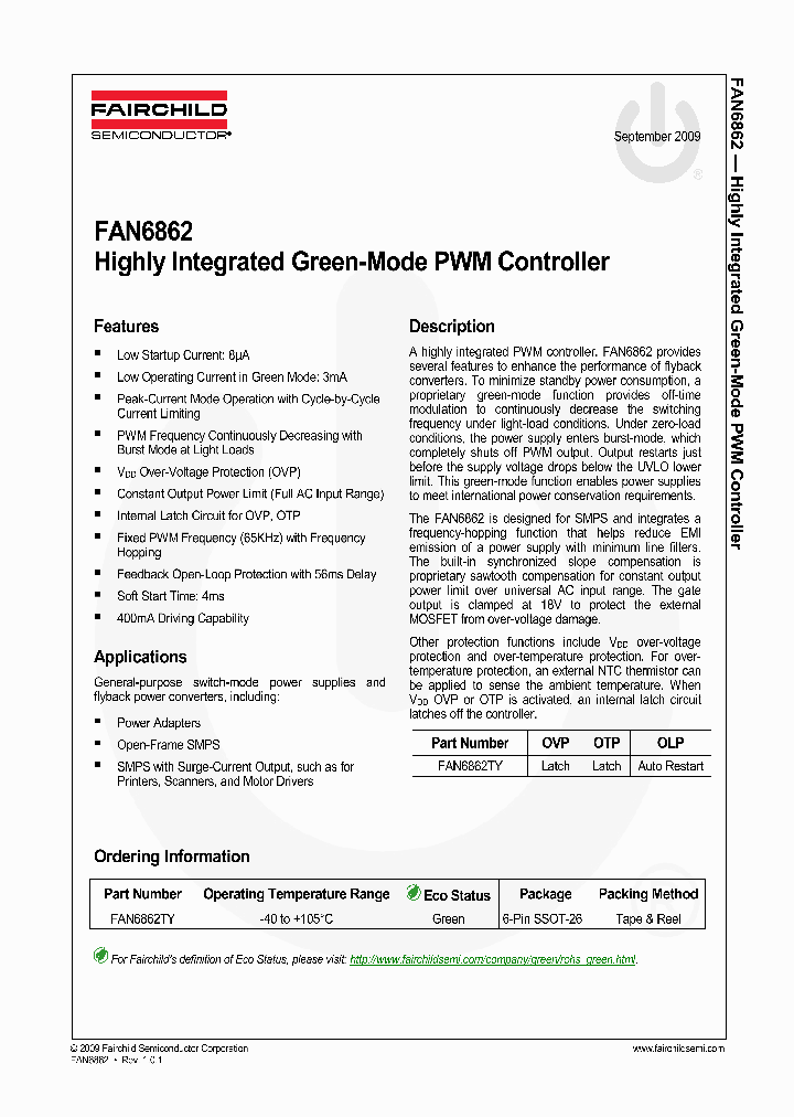 FAN6862_4566300.PDF Datasheet