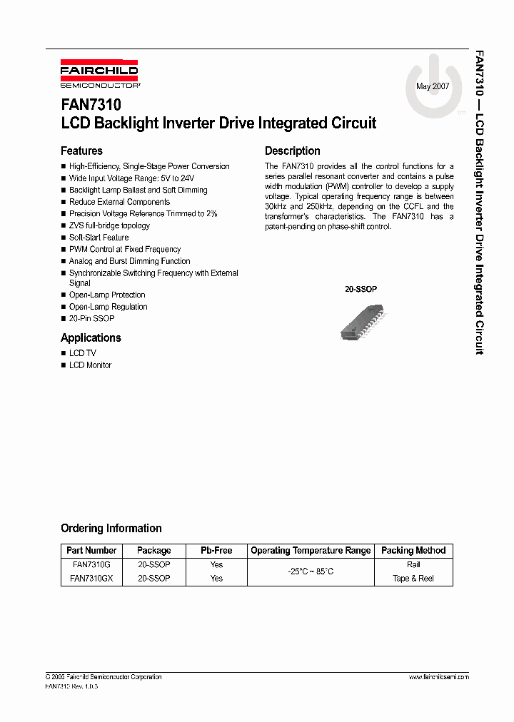 FAN7310GX_4361271.PDF Datasheet