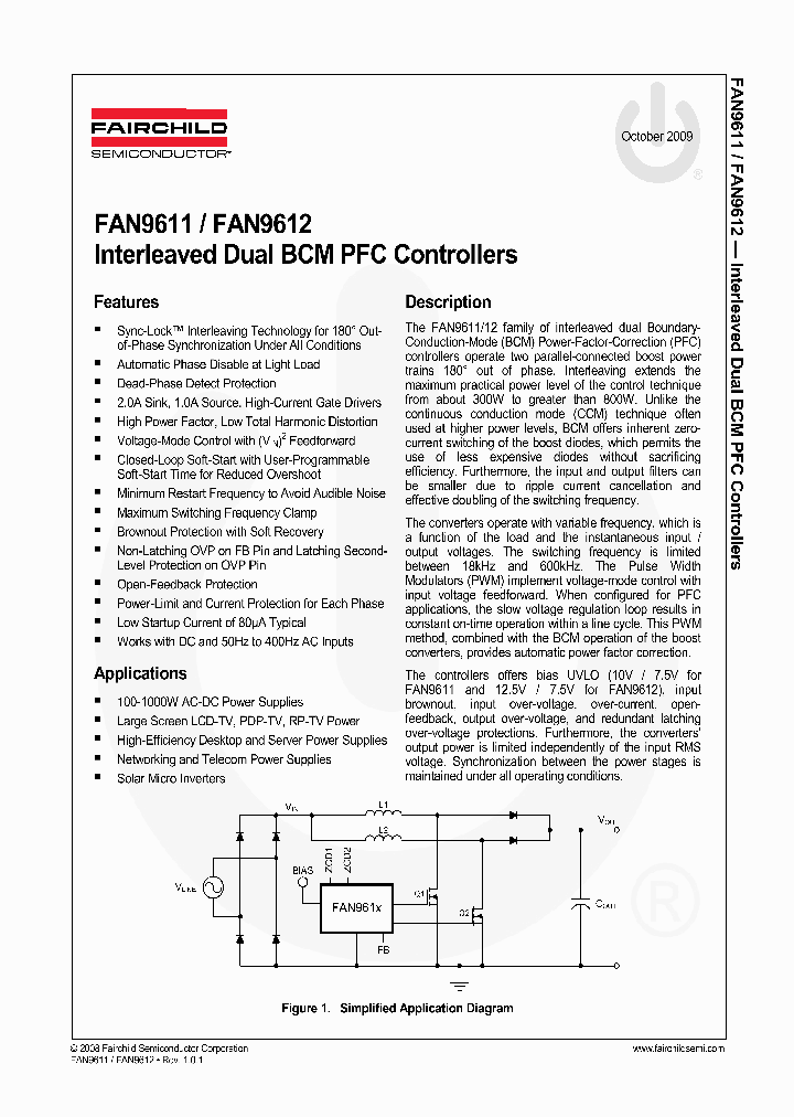 FAN9611_4866707.PDF Datasheet