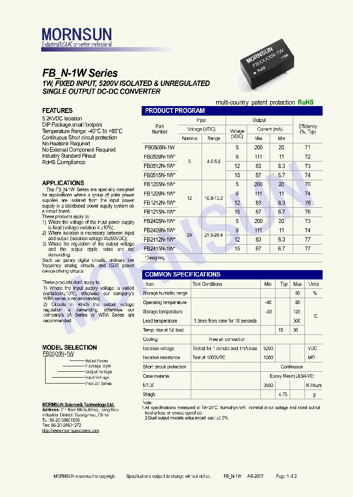 FB0512N-1W_4728604.PDF Datasheet