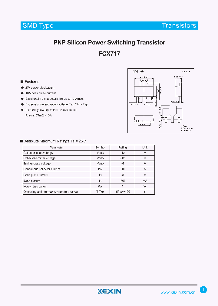 FCX717_4321298.PDF Datasheet