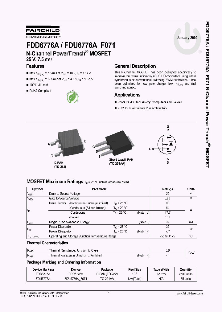 FDD6776A_4473801.PDF Datasheet