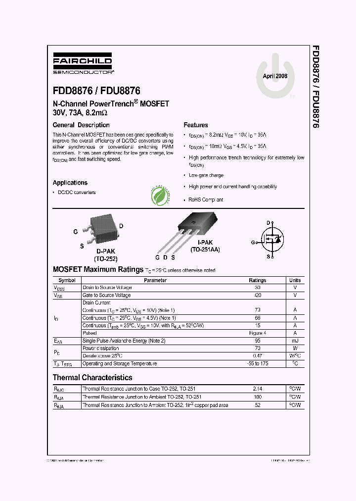 FDD8876_4241716.PDF Datasheet