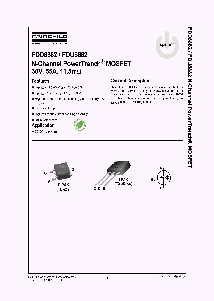 FDD8882_4241719.PDF Datasheet