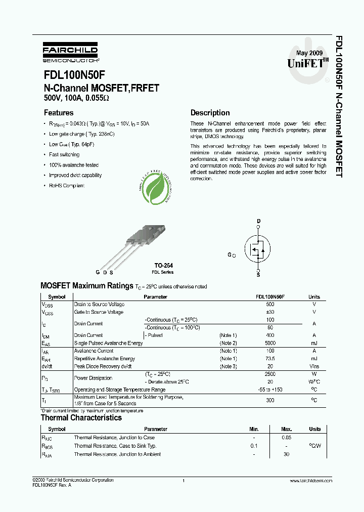 FDL100N50F_4469893.PDF Datasheet